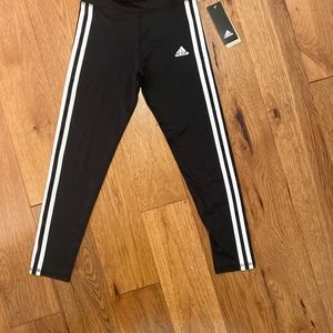Adidas black track leggings